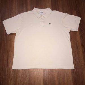 LacosteTan/Gray Embroidered Logo Golf Polo Shirt 8